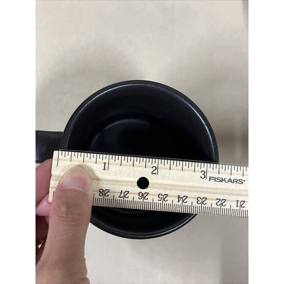 Pfaltzgraff  Black Mug Set Of 4 Made In USA Midnight‎ Sun Coffee Cup - Picture 7 of 7